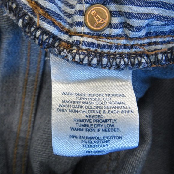 Womens Mid Rise Straight Leg Jeans Sz 10 Petite - Picture 13 of 13